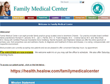 Tablet Screenshot of familymc.com